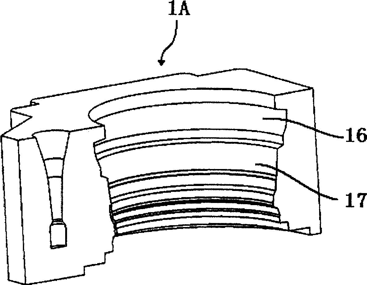 Side mold for gravitational casting of automobile hub