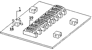 Earth pressure balance shield mud cake control system based on synchronous jet