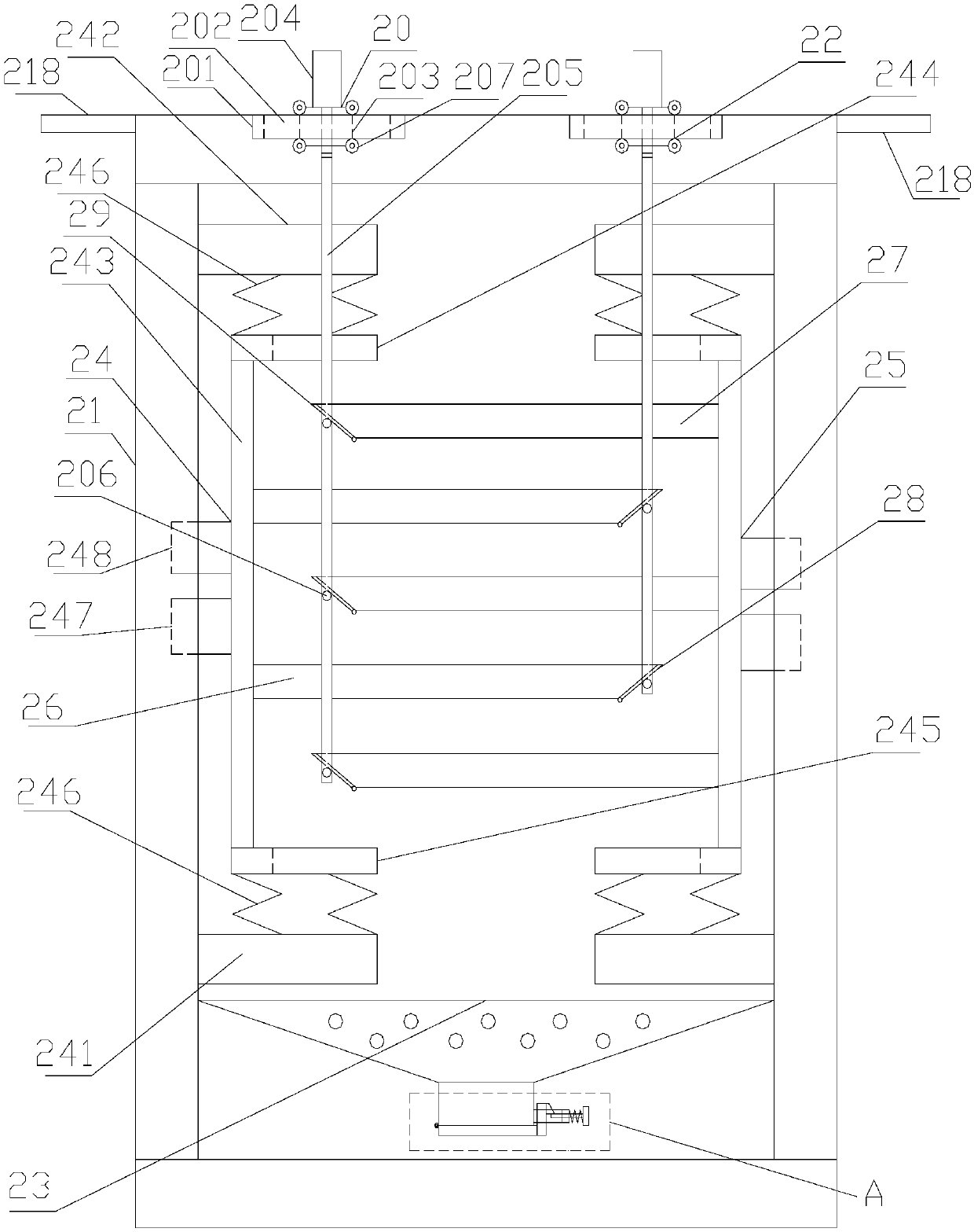 Improved screw phosphorizing device