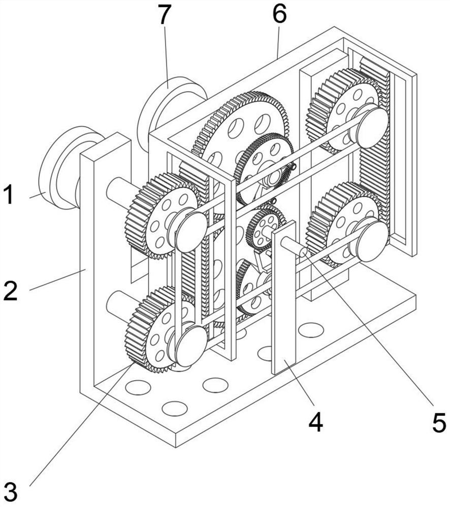 Intermittent positive and negative driving adjusting control mechanism