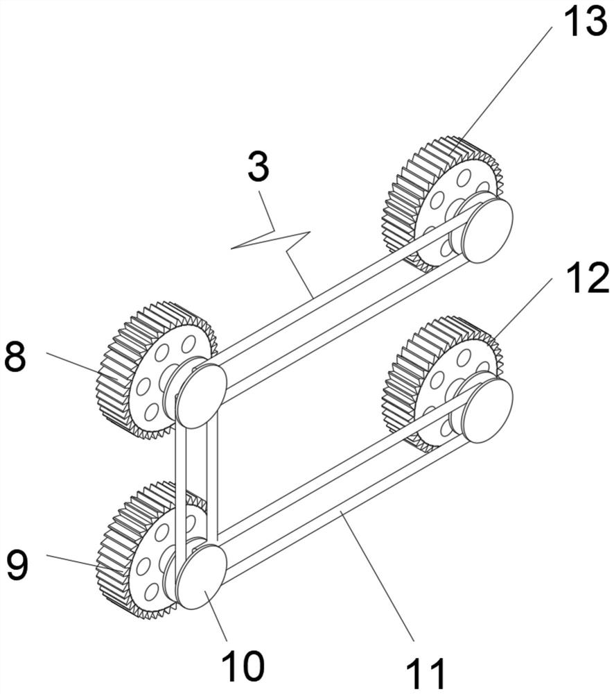 Intermittent positive and negative driving adjusting control mechanism