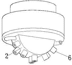 Deep-sea bamboo joint type suction anchor