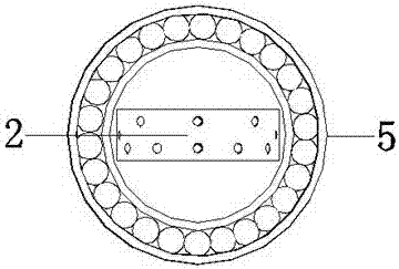 Deep-sea bamboo joint type suction anchor