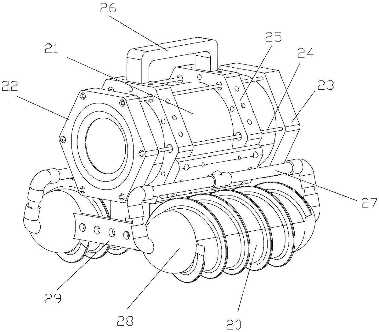 Pipeline robot