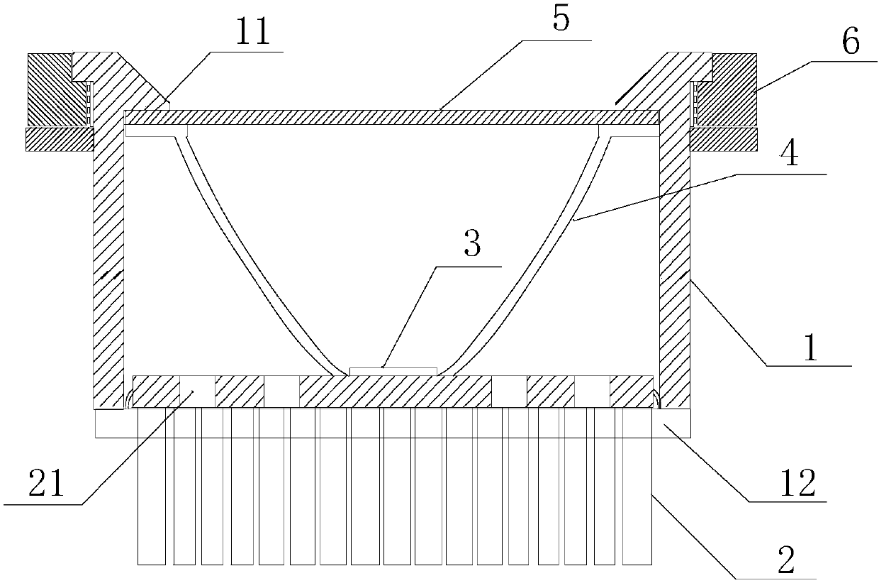 Ceiling aisle lamp