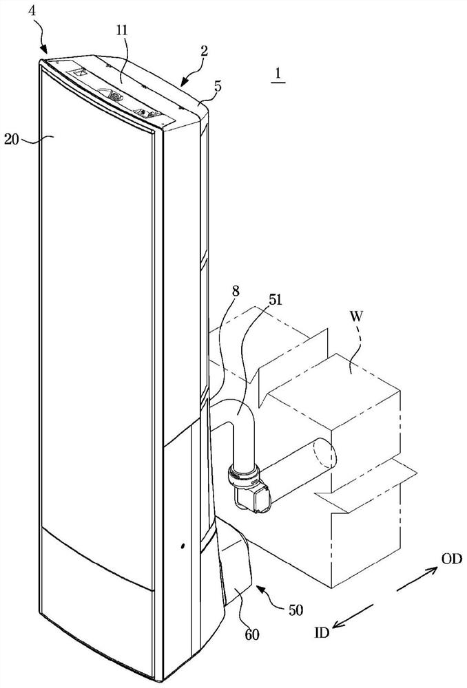 Air conditioner and ventilation equipment thereof