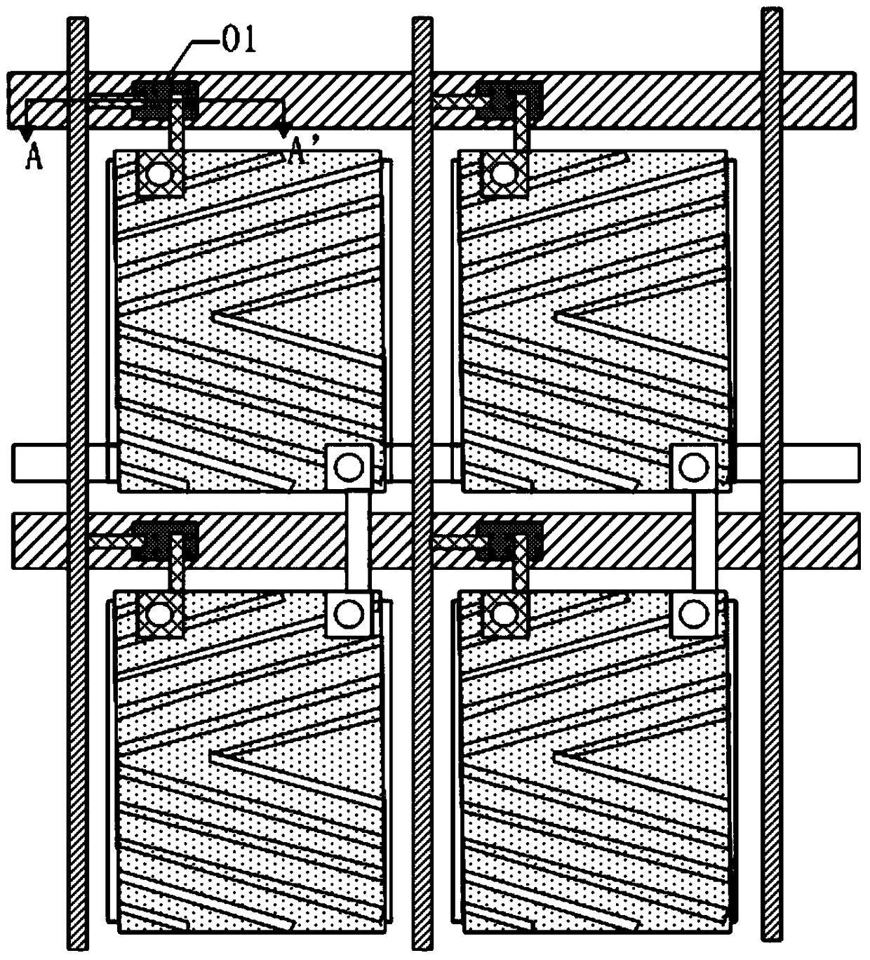 A kind of thin film transistor array substrate, its manufacturing method and display device