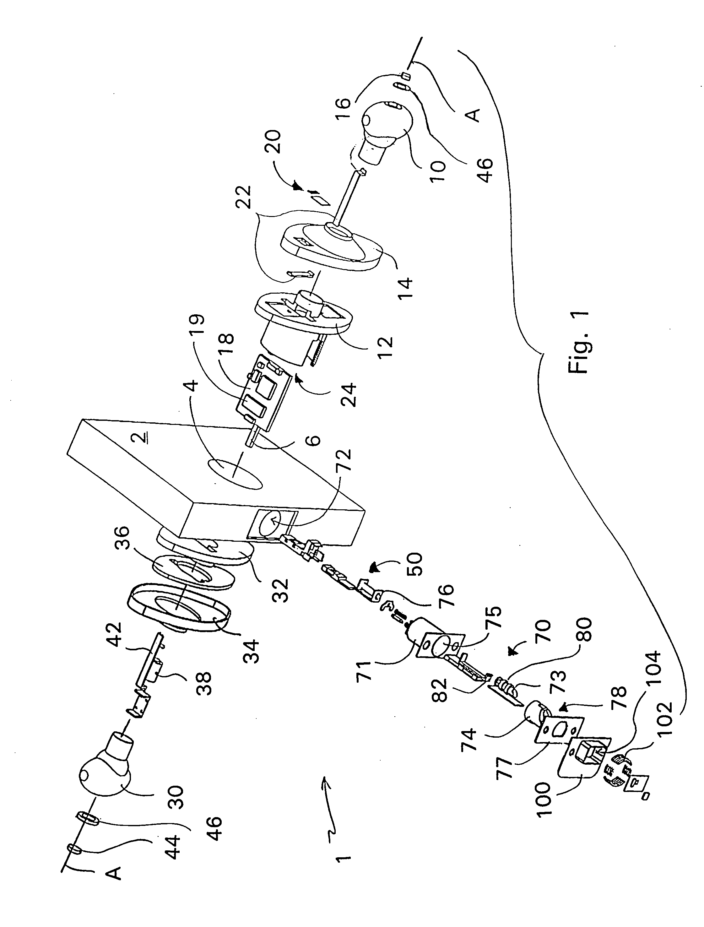 Door lock and operation mechanism