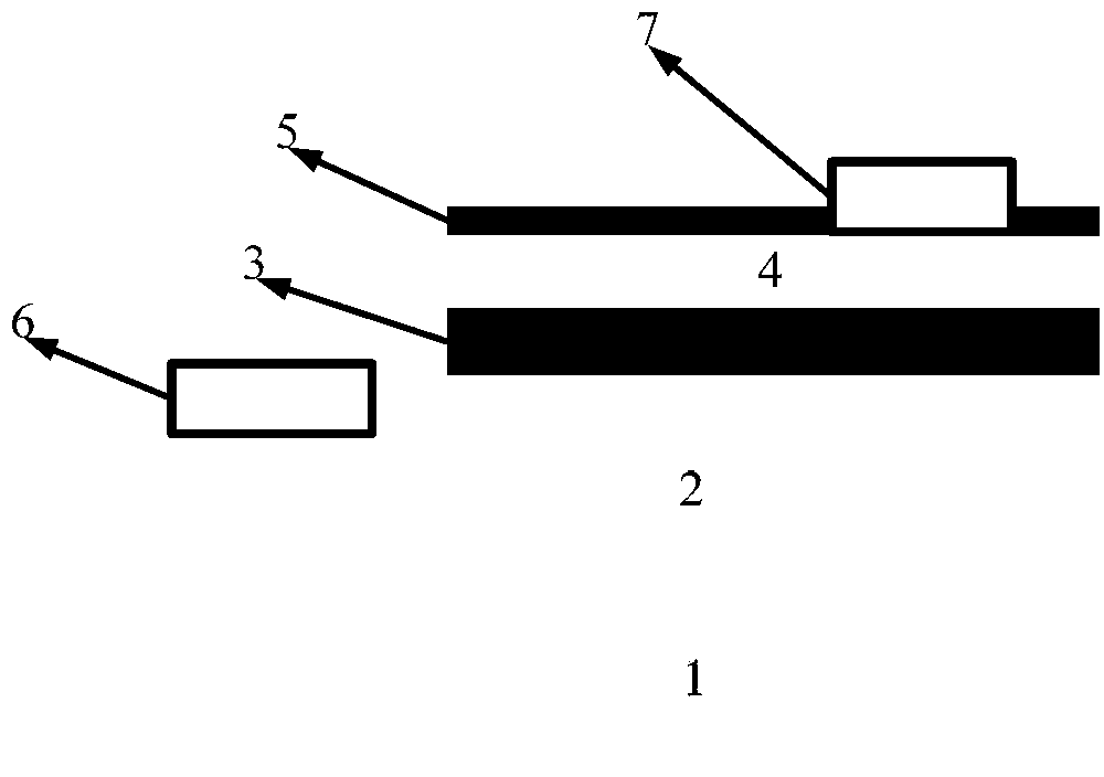 Light-emitting diode surface metal sub-wavelength embedded grating structure and method for preparing same