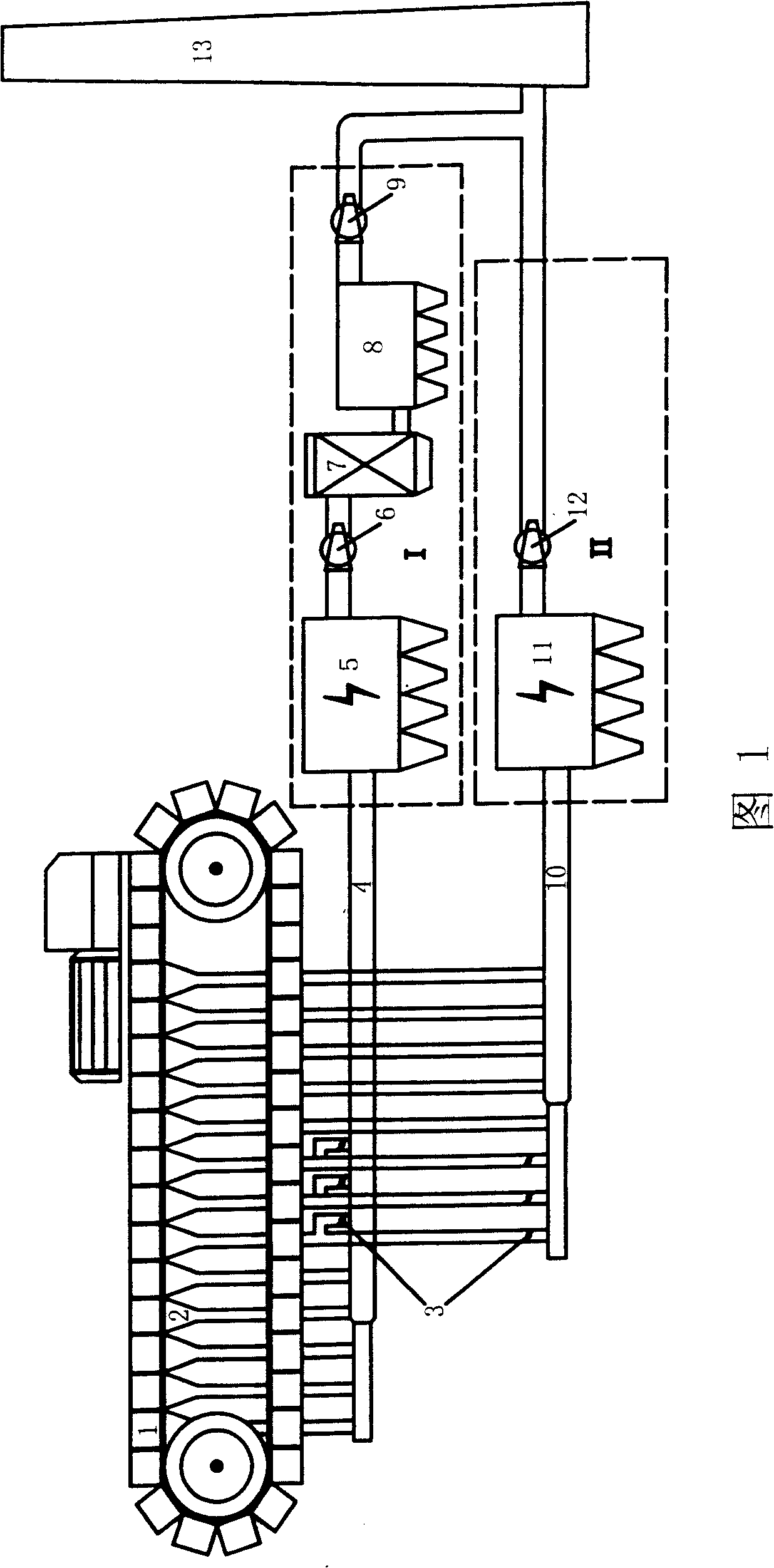 Selectivelly-desulfurized dense-phase tower drier