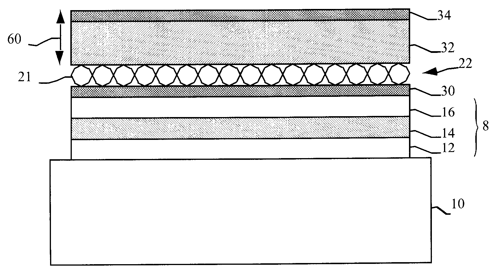 Light-emitting device having improved light output