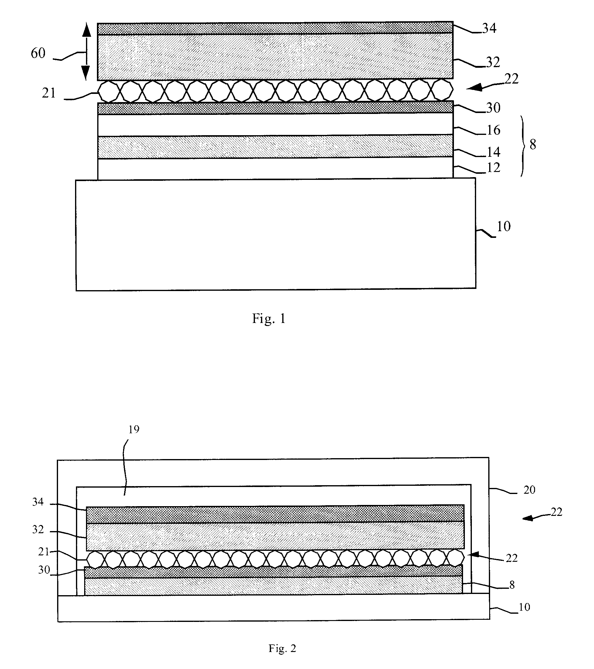 Light-emitting device having improved light output