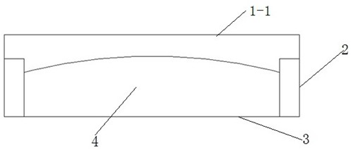 Arched cavity fluid flowing floor slab, manufacturing method and flowing pipe