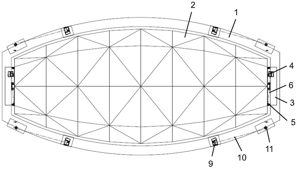 Raising rotatable sea fish breeding net cage and use method thereof