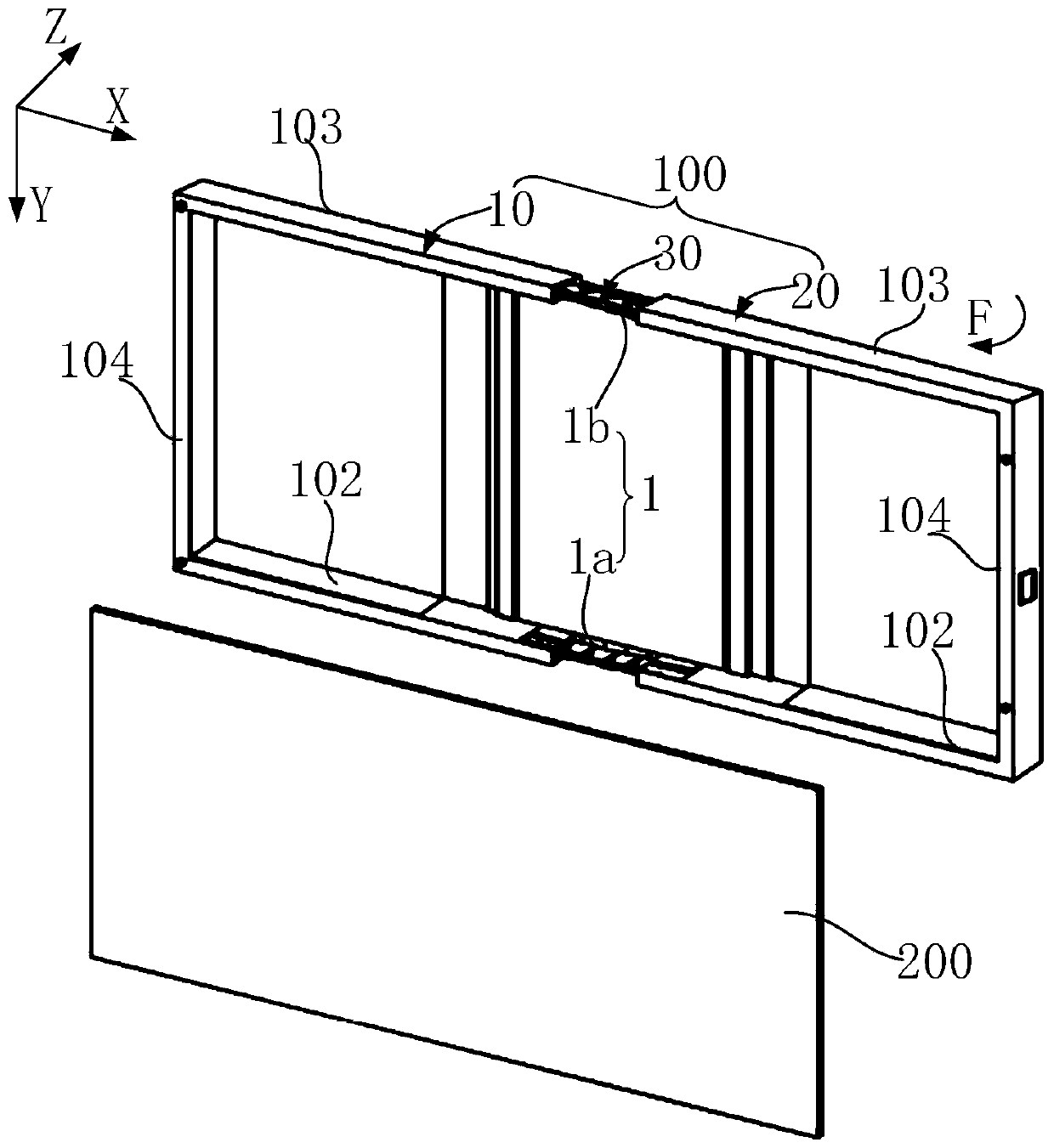 Bending assembly, bearing device and electronic equipment