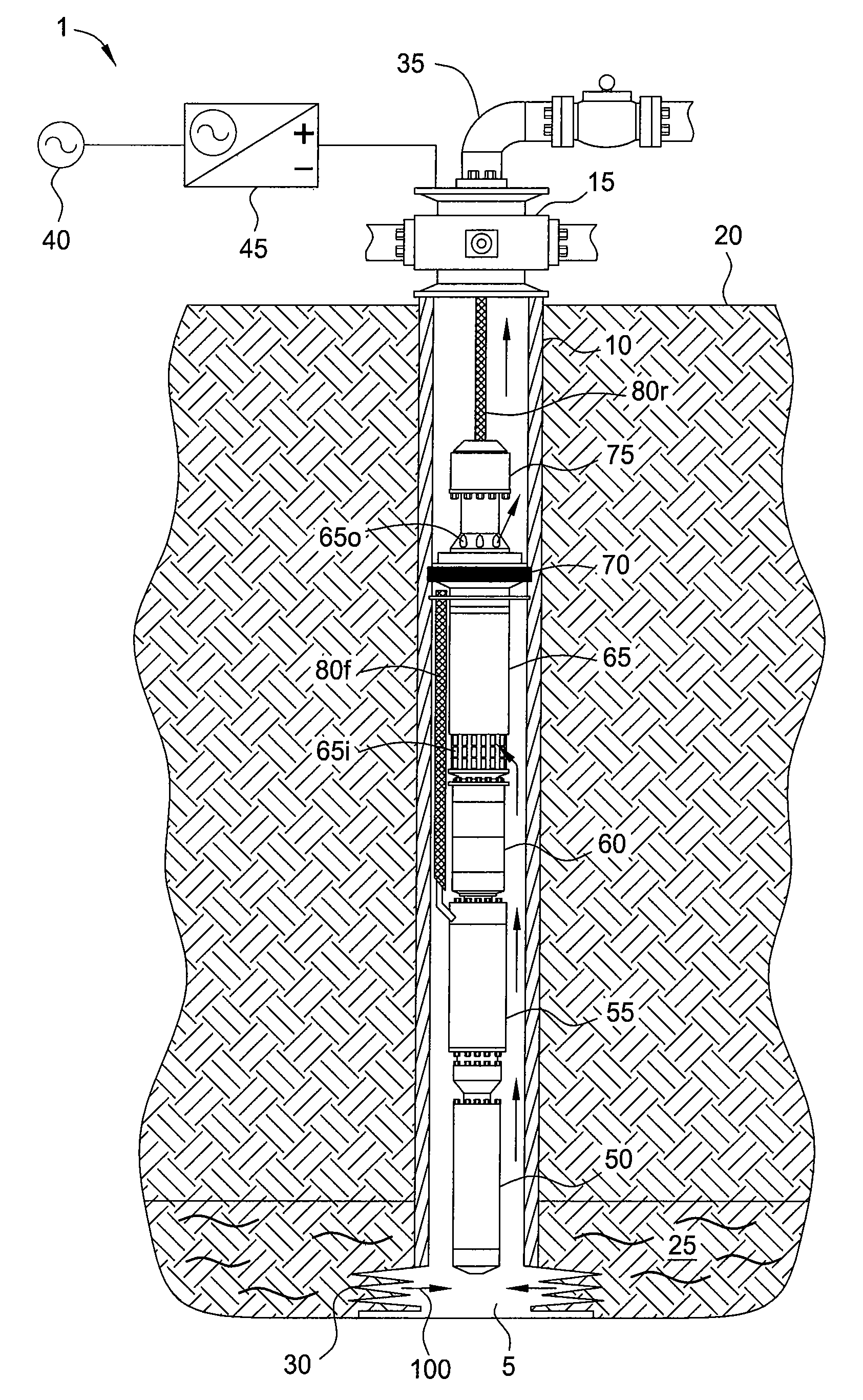 Cable suspended pumping system