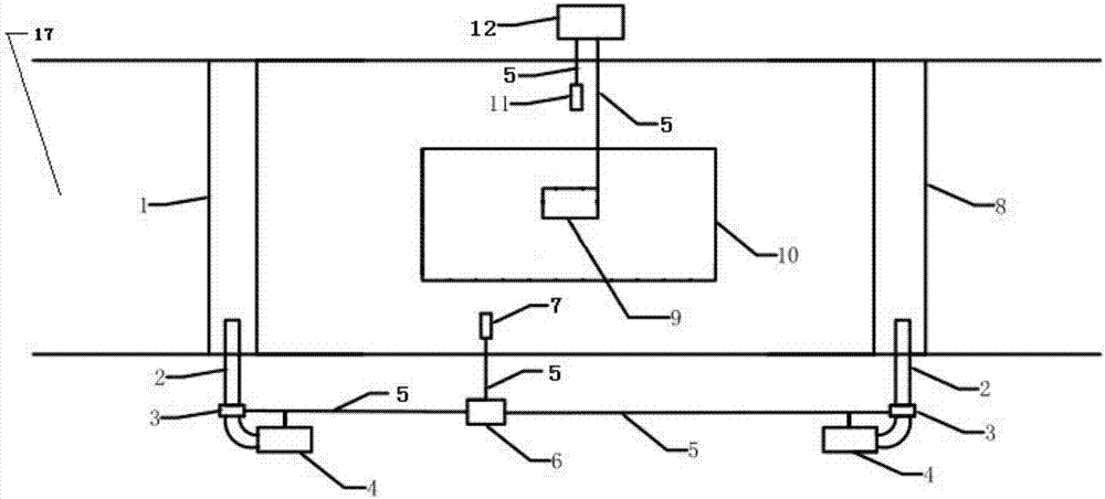 Method and device for repairing ecology of riverway by using rubber dam and ecological floating island