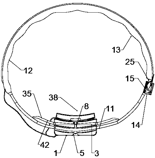 Novel treatment neck strap for preventing gastric reflux