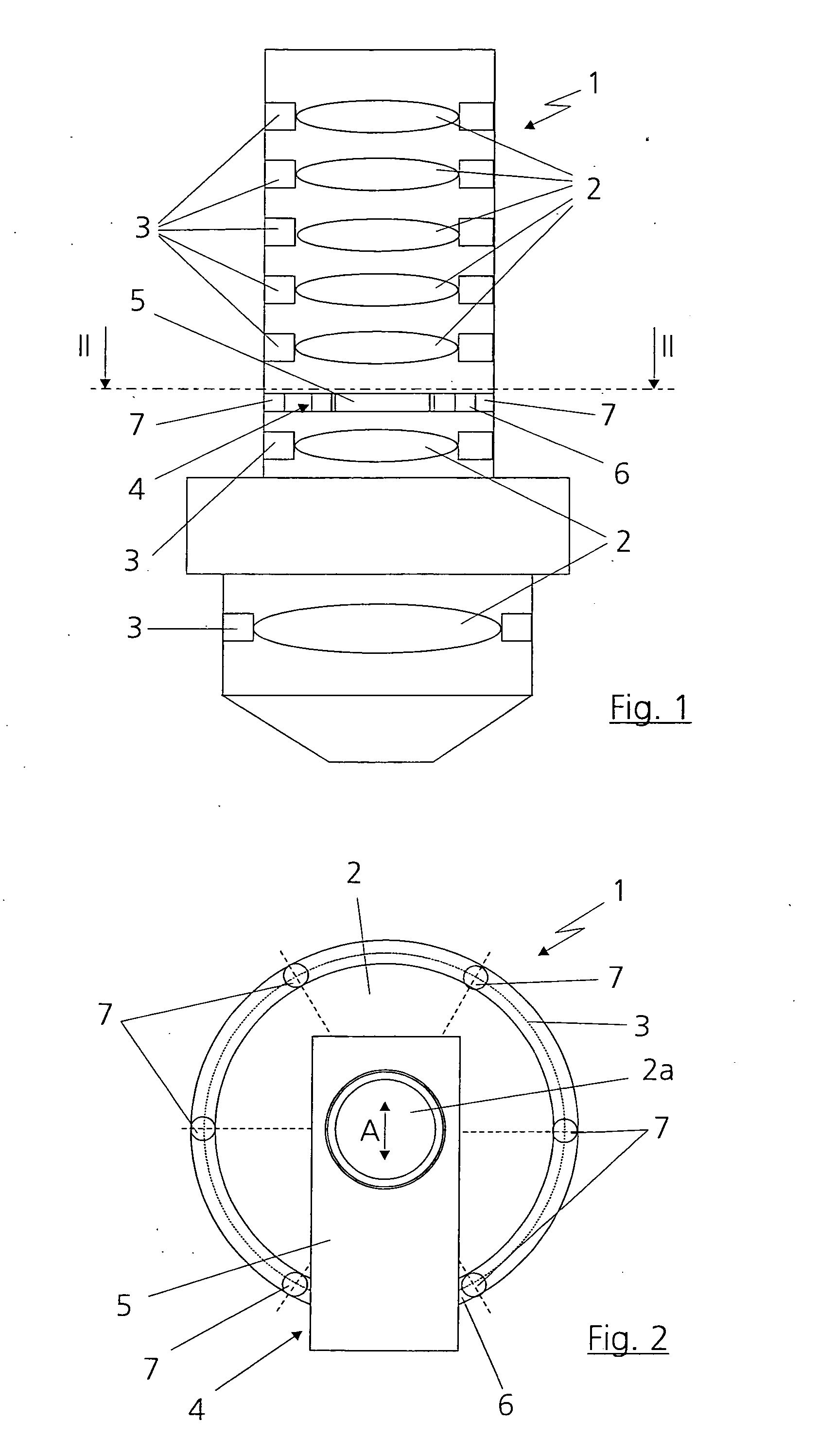 Replacement apparatus for an optical element