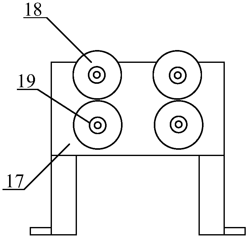 Automatic threading machine with lead pressing function