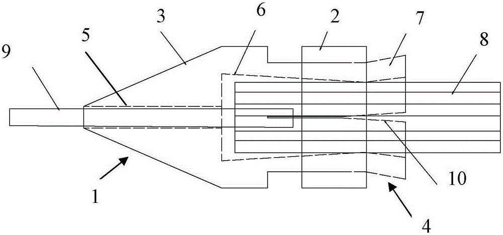 Super-long prestressed reinforcement traction locker