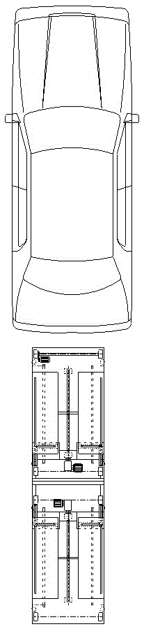 Bidirectional parallel thrust-lifting type automobile intelligent conveyer