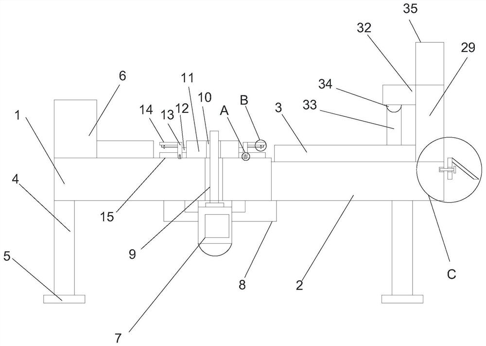 A continuous loading punch automatic feeding device