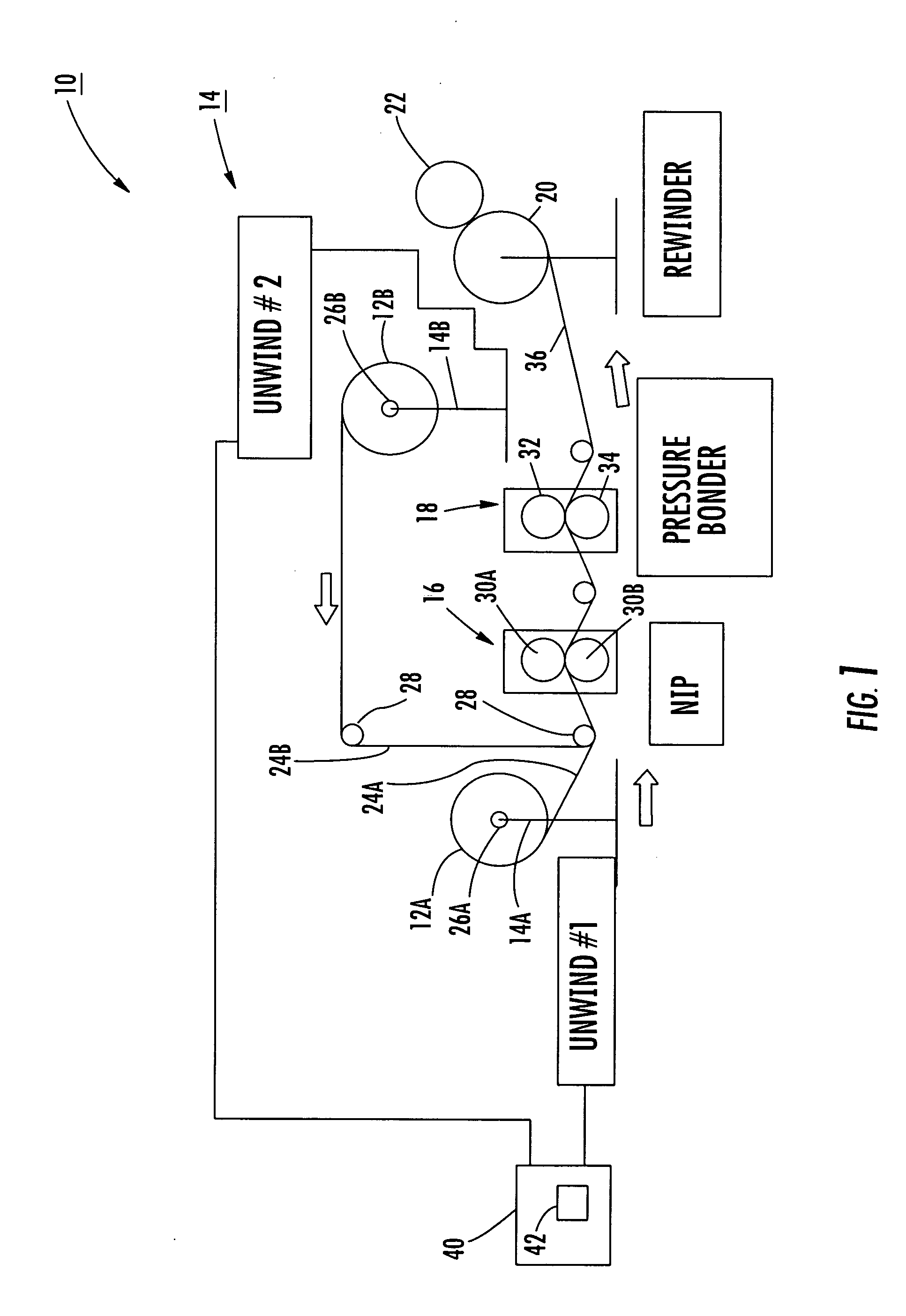 Bonding of elastomeric substrate under stretched conditions