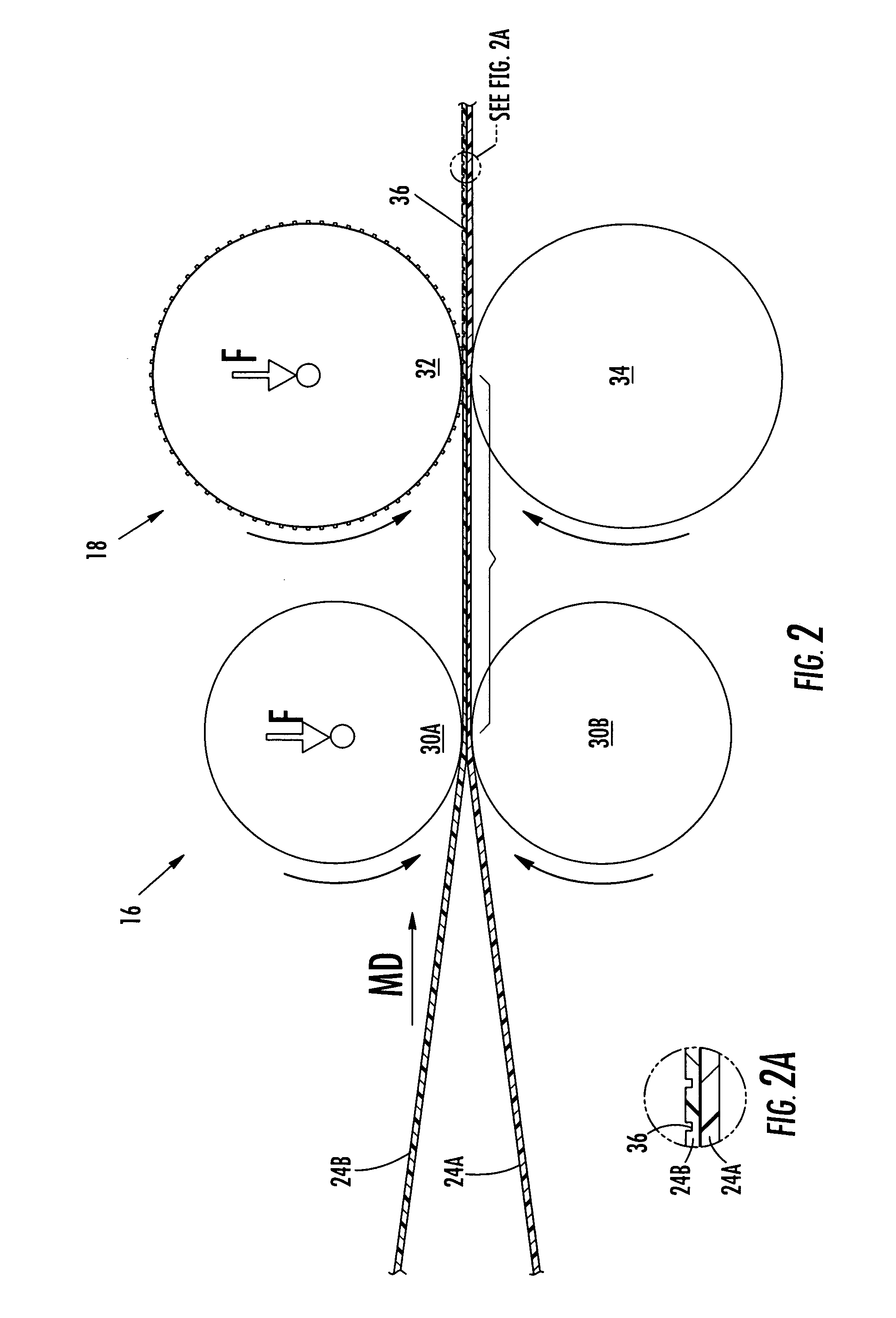 Bonding of elastomeric substrate under stretched conditions