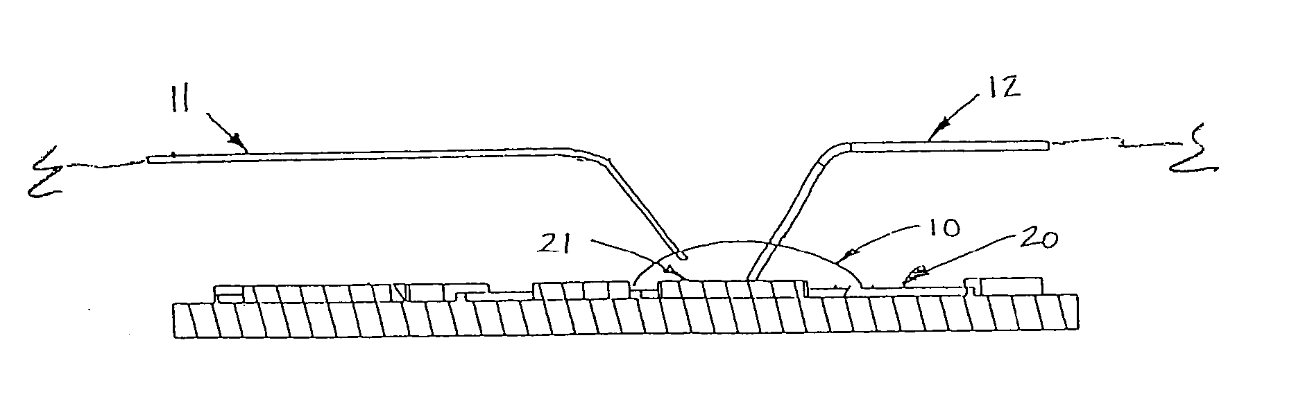 Electrochemical deposition method utilizing microdroplets of solution