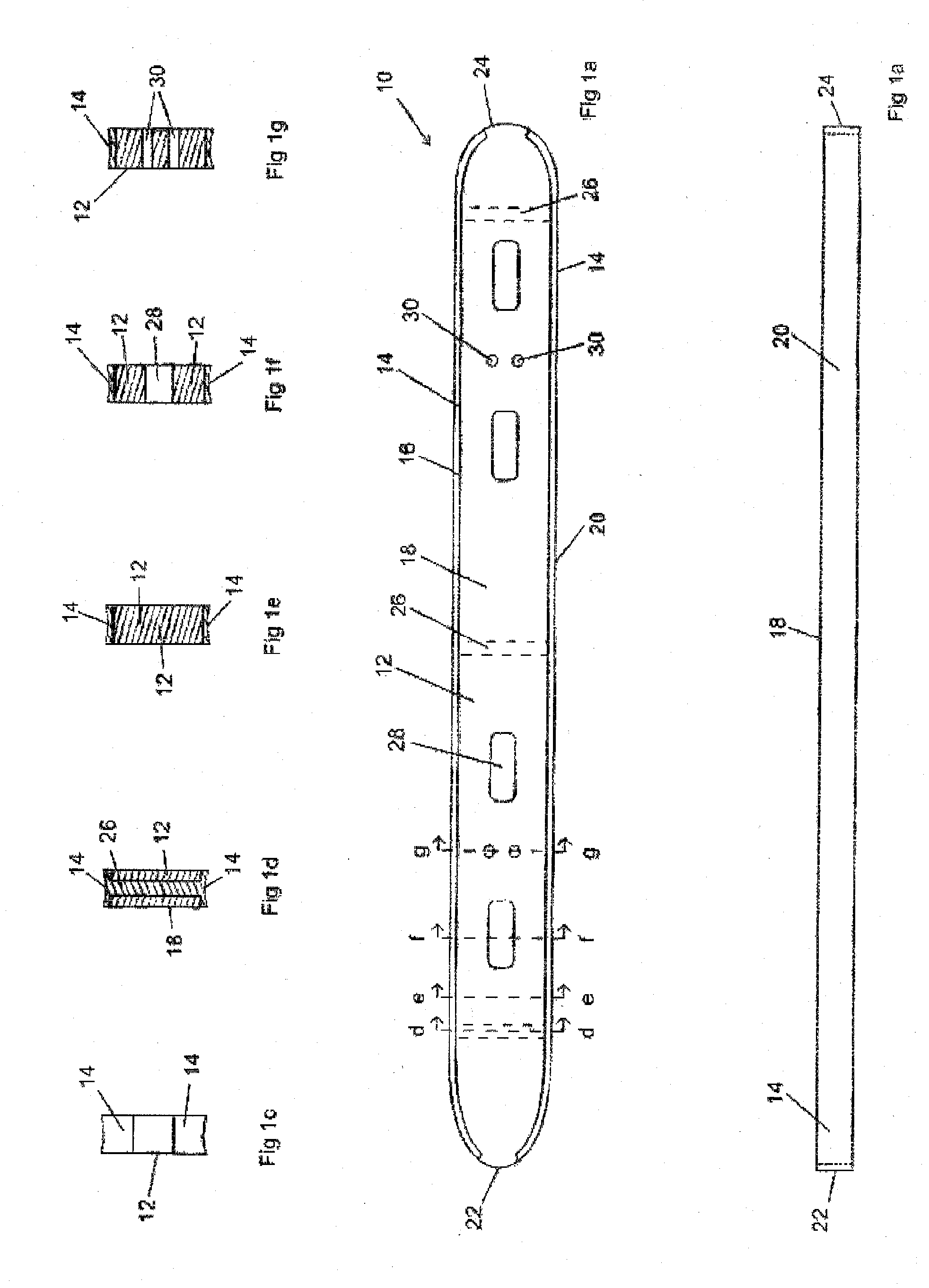 Disposable double-edged skate blade