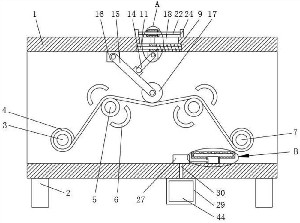 Enhanced flexible substrate surface magnetron sputtering winding coating equipment