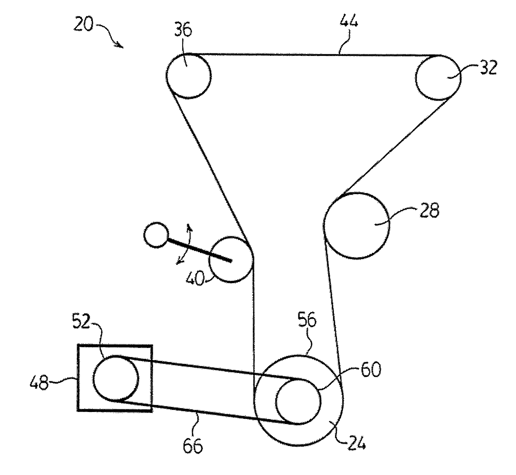 Starter and Accessory Drive System And Method For Hybrid Drive Vehicles