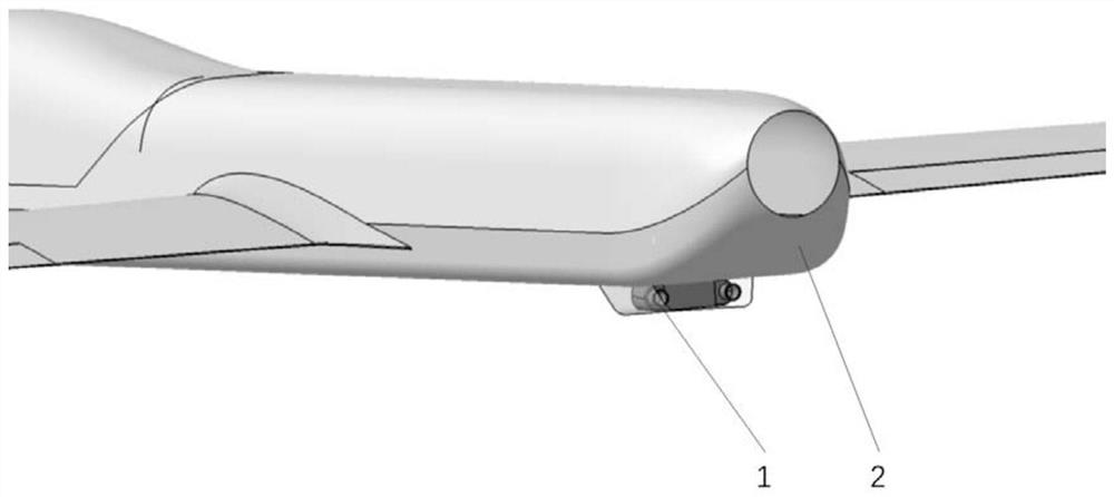 A device and method for installing an intercooler in an aviation piston engine