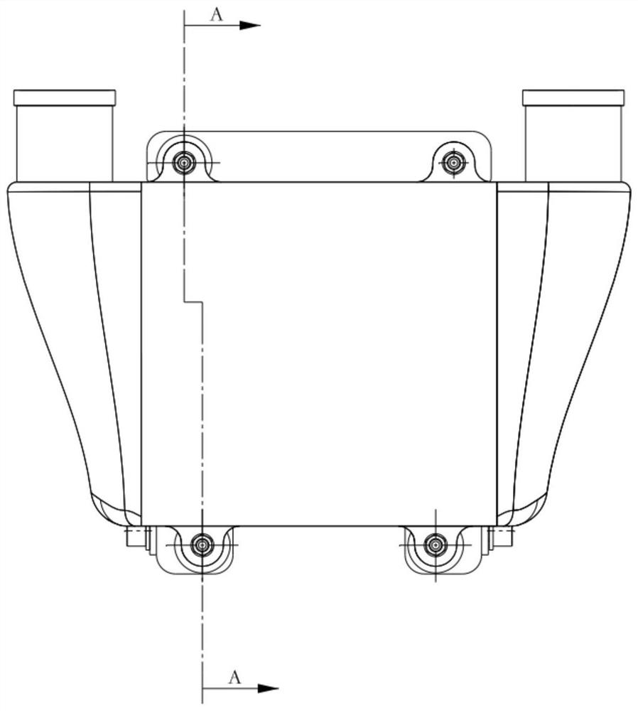 A device and method for installing an intercooler in an aviation piston engine