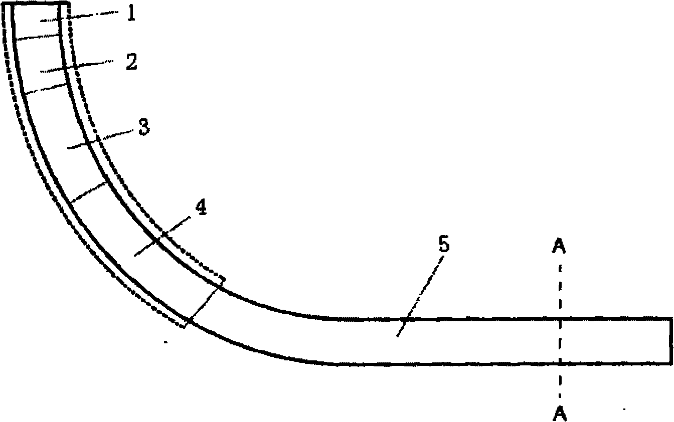 Beam blank continuous casting secondary cooling zone cooling device