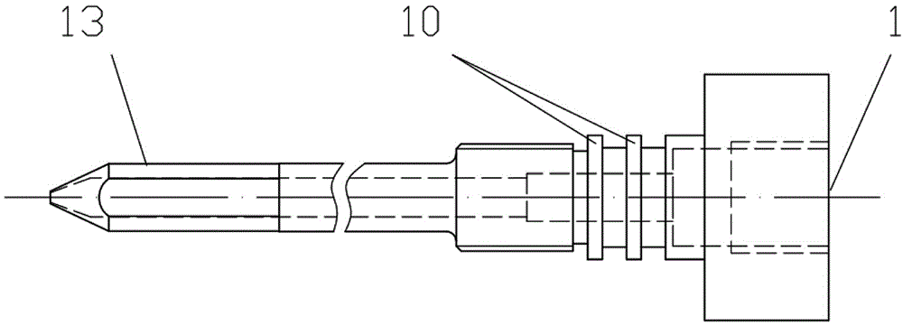 Burning lance for coal tar oxy-fuel control system