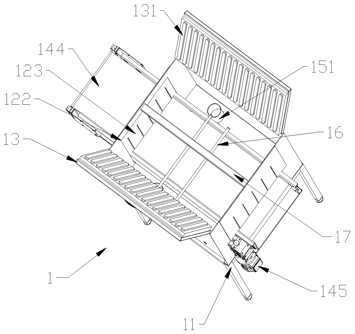 Novel tobacco drying and crushing equipment