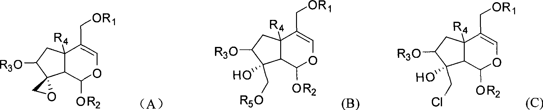 Application of iridoid in preparing anti-tumor medicine