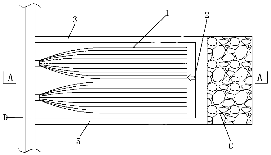 Outburst coal seam 'five-fixation' gas treatment method based on directional drilling machine