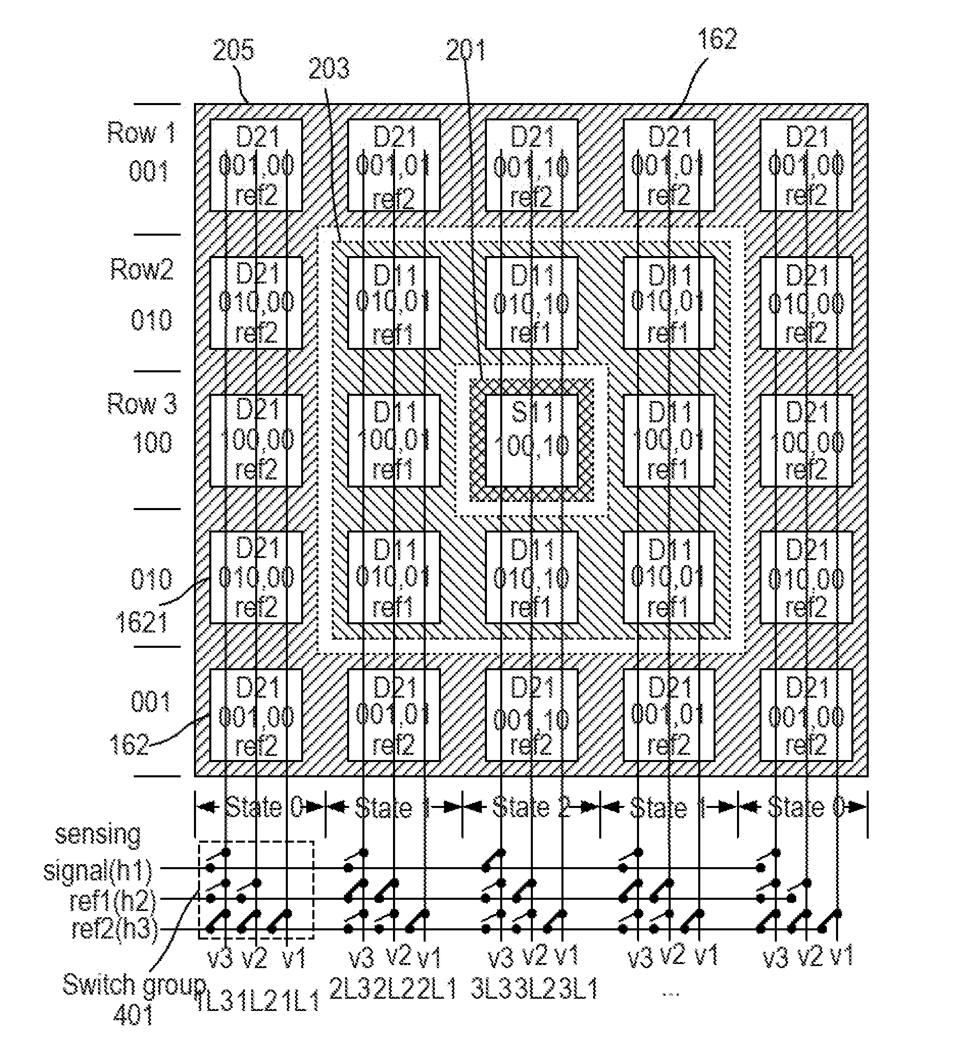 Biometric feature identification device and method