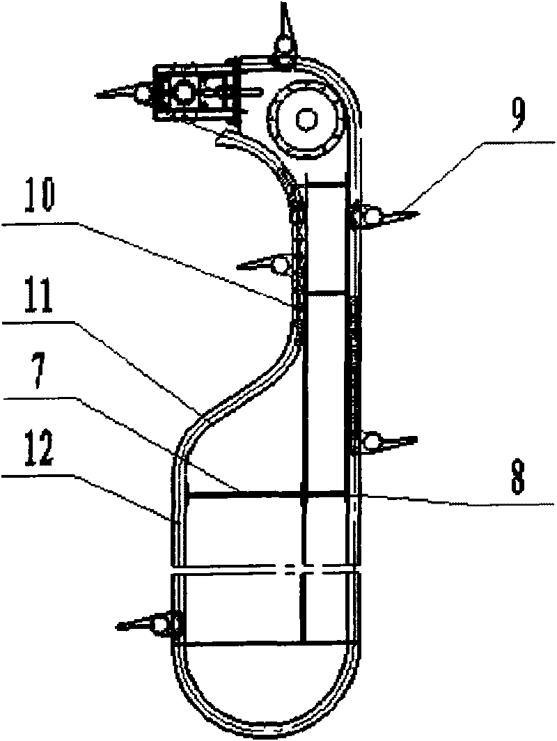 Conjoined rotary type trash cleaning device