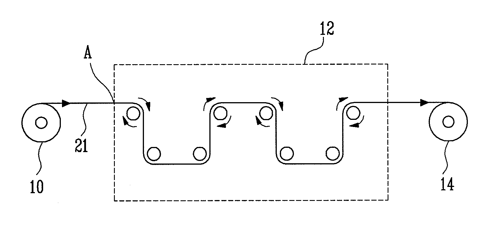 Method of cleaning flexible substrate