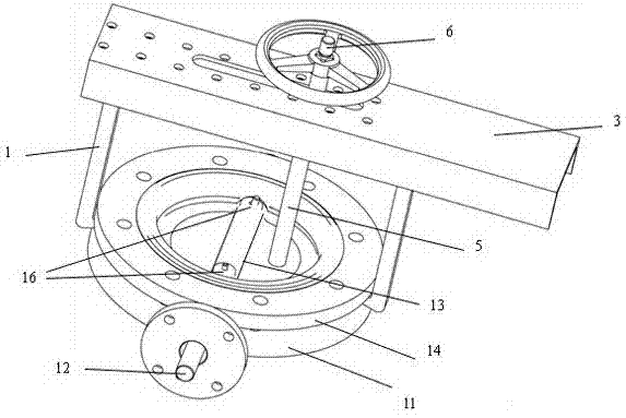 Butterfly valve assembly auxiliary tool