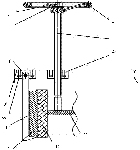 Butterfly valve assembly auxiliary tool