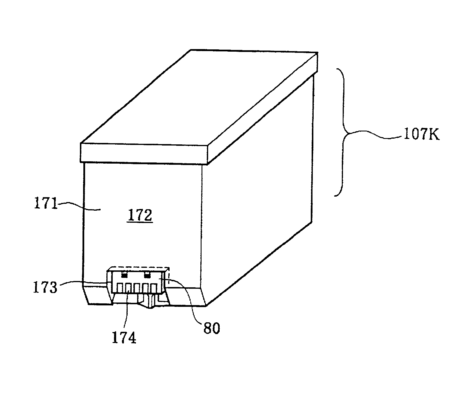 Ink cartridge and printer using the same