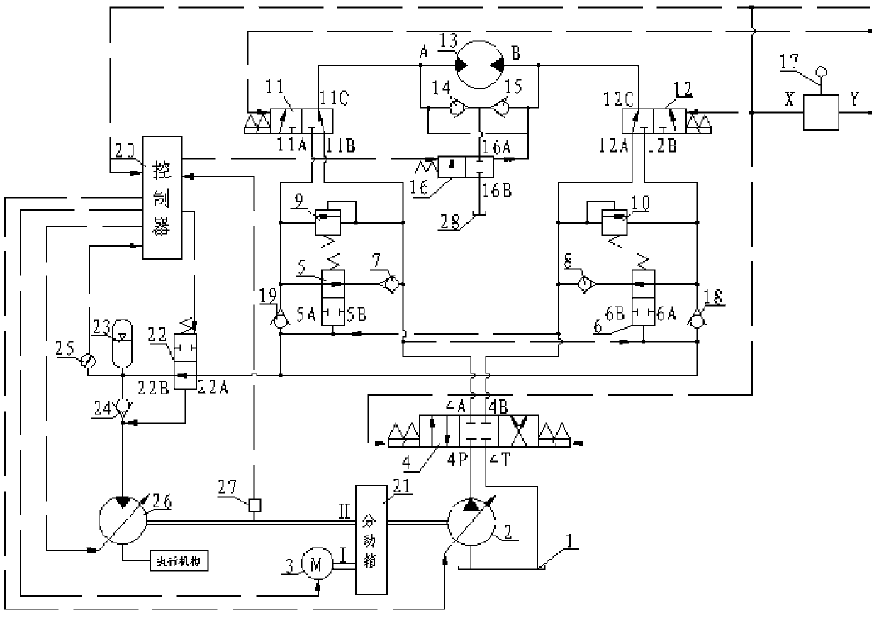 Excavator rotation brake energy recovery system