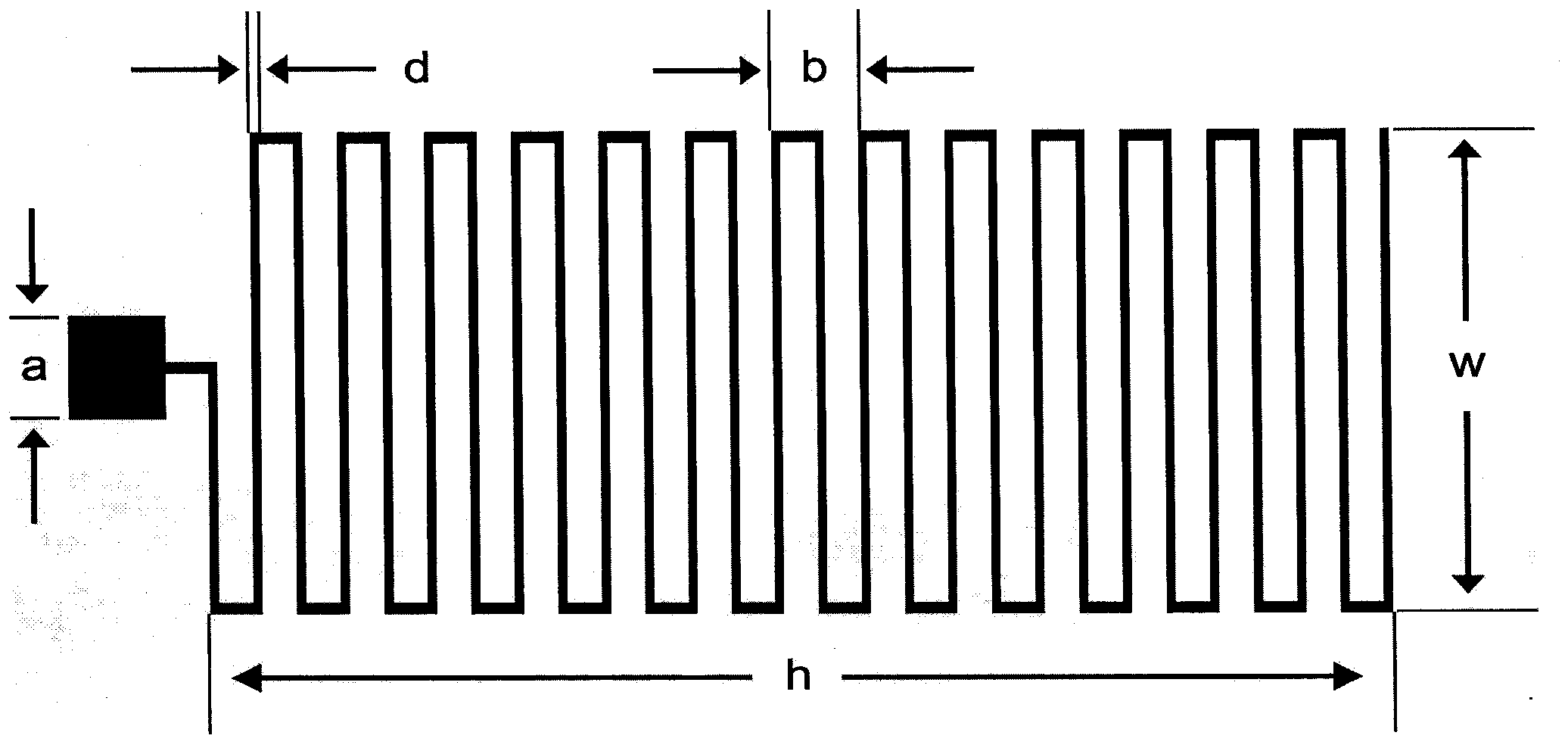 On-chip integrated silicon-based folding antenna