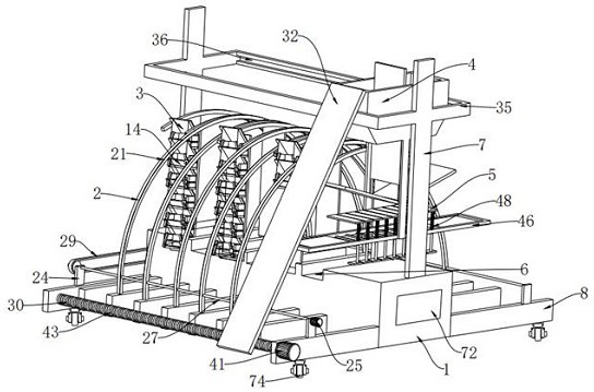 Node moving type fertilizer carrying device