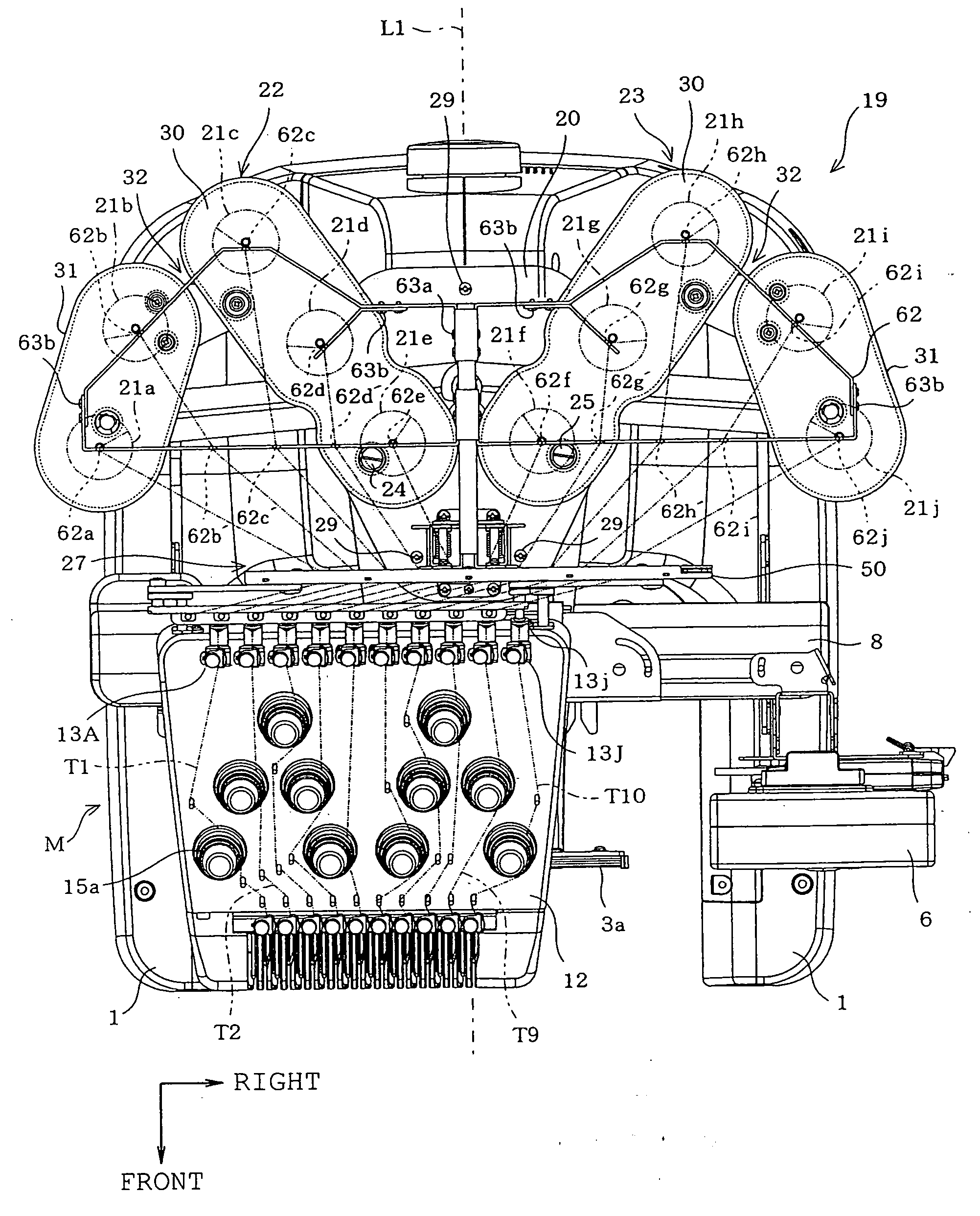 Spool holder and sewing machine provided therewith